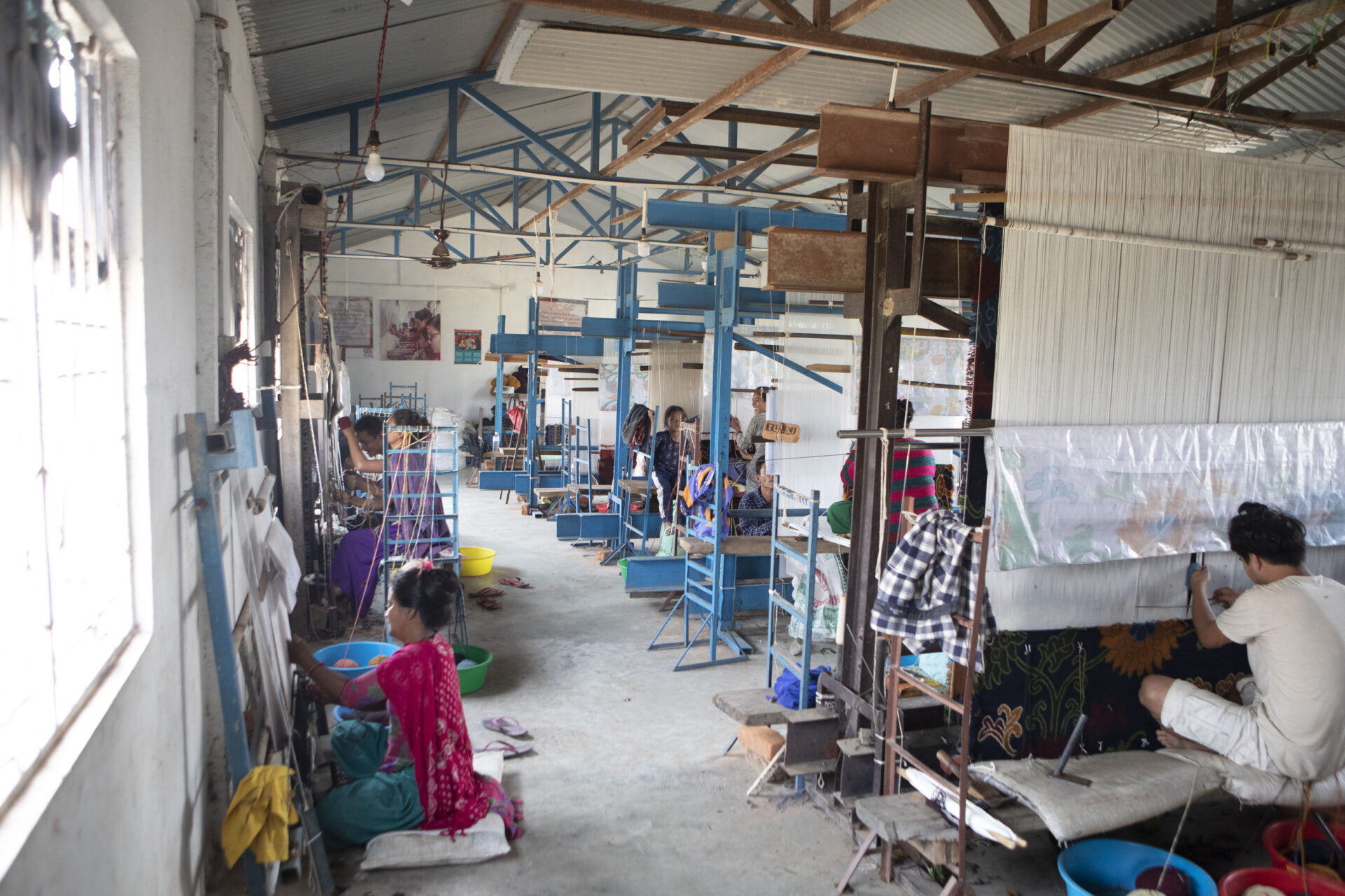 Label STEP Artisan Village Weaving Workshop Sarlahi