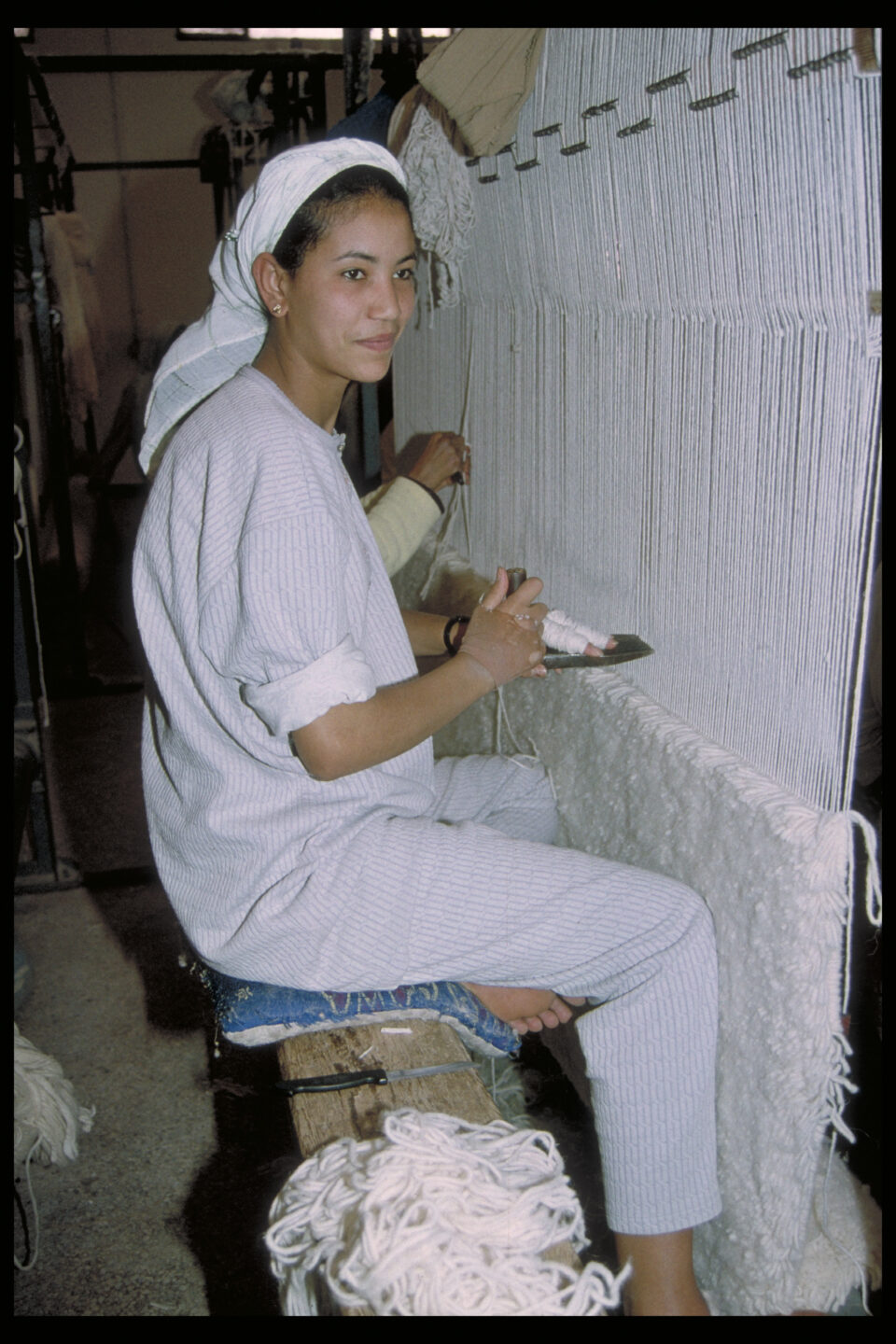 Moroccan Handmade Carpet Weaver